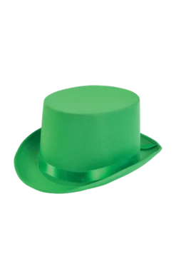 Unisex Green Top Hat Accessory