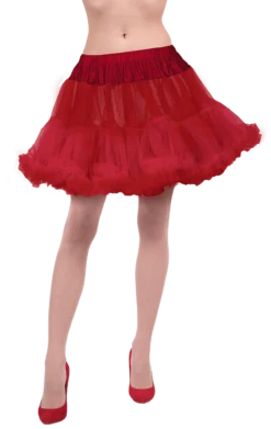 Womens Red Petticoat
