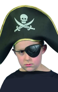 GENERIC Kids Pirate Captain Hat Accessory
