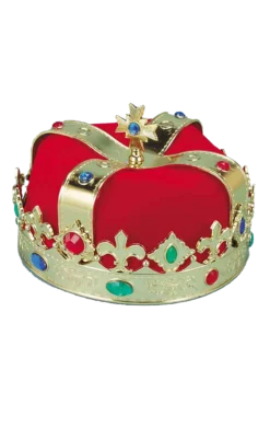 Jewelled Fabric Queens Crown