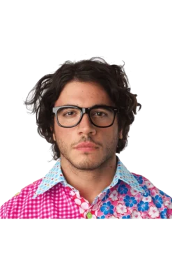 Palmer Black Framed Specs Accessory