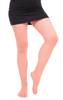 Adult Orange Translucent Tights