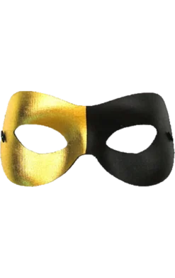 GENERIC Black And Gold Eye Mask