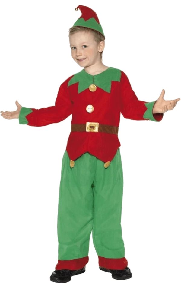 Smiffys Kids Elf Costume 1 Smiffys Kids Elf Costume