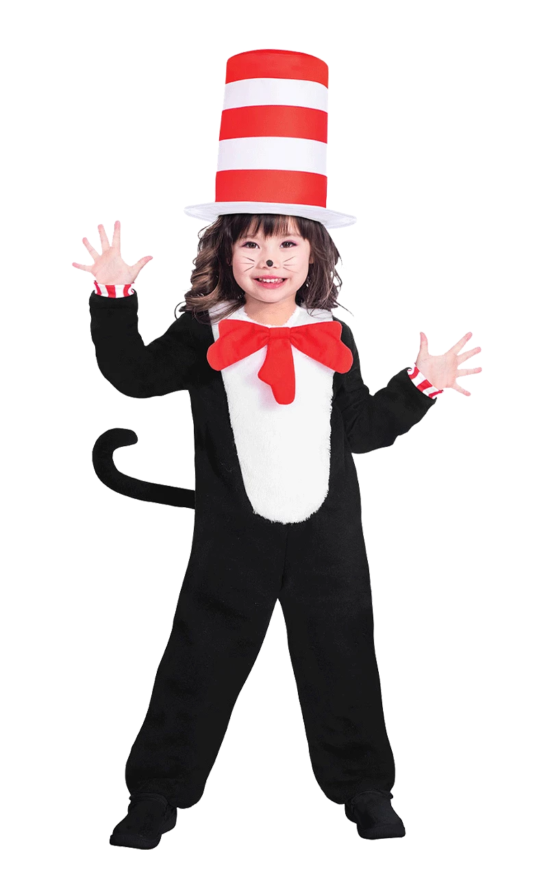 AMSCAN Kids Cat In The Hat Costume 1 AMSCAN Kids Cat In The Hat Costume