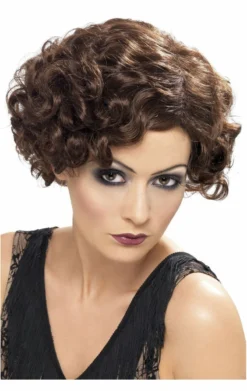 Smiffys 1920s Brown Flapper Wig