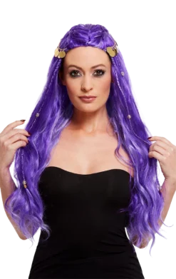Smiffys Purple Fortune Teller Wig
