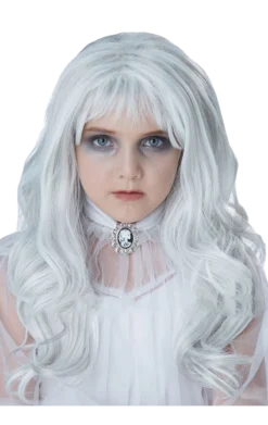 Kids Ghost Halloween Wig