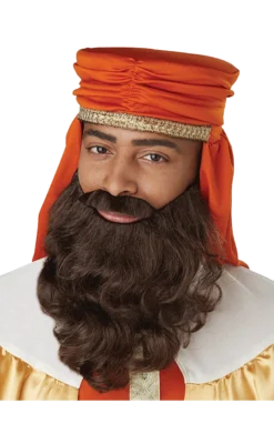 Brown Nativity Wise Man Beard