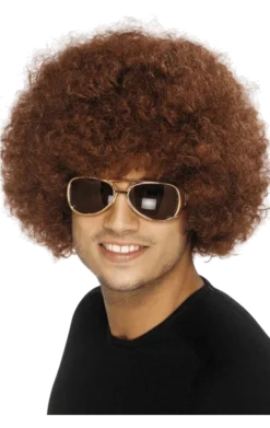 Smiffys Funky Brown Afro Wig