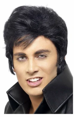 Smiffys Black Elvis Wig