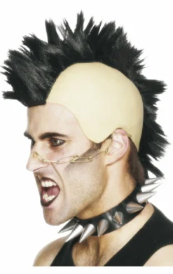 Smiffys Black Mohican Wig