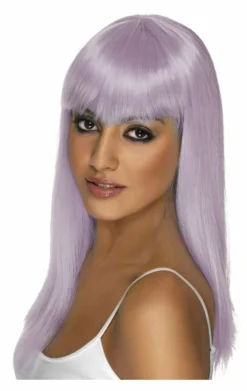 Smiffys Glamourama Wig Lilac Accessory
