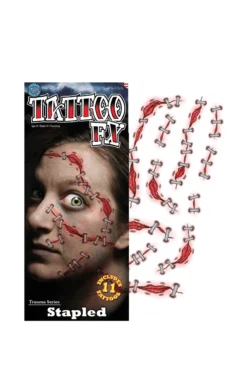 Stapled Trauma Tattoo Accessory