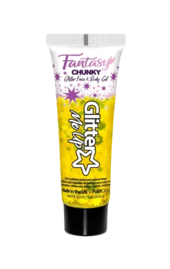 Gold Iridescent Chunky Glitter Gel