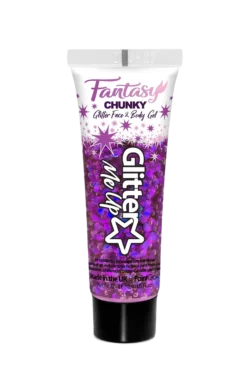 Purple Iridescent Chunky Glitter Gel