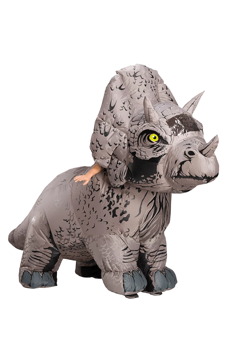 Inflatable Triceratops Dinosaur Costume 1 Inflatable Triceratops Dinosaur Costume