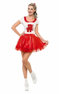 Smiffys Womens Grease Sandy Cheerleader Costume