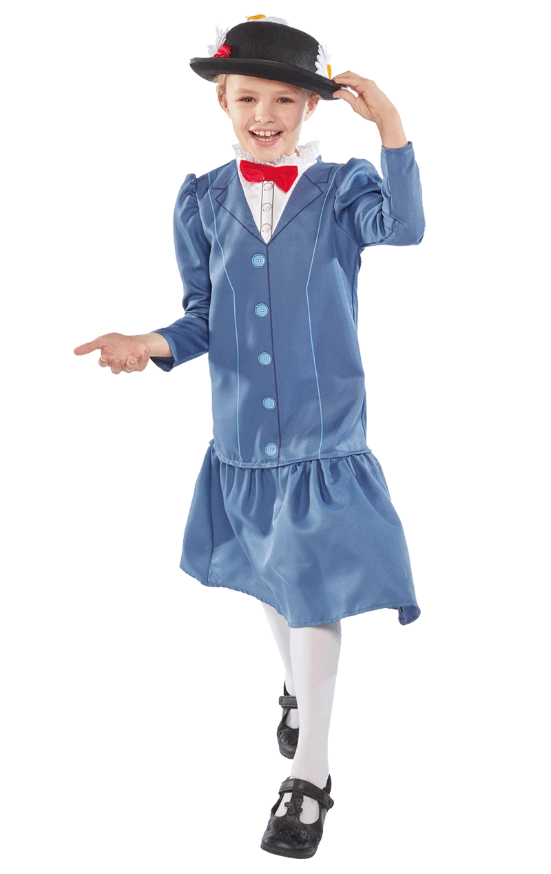 Kids Mary Poppins Costume 1 Kids Mary Poppins Costume