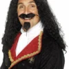 Smiffys King Charles Musketeer Black Wig