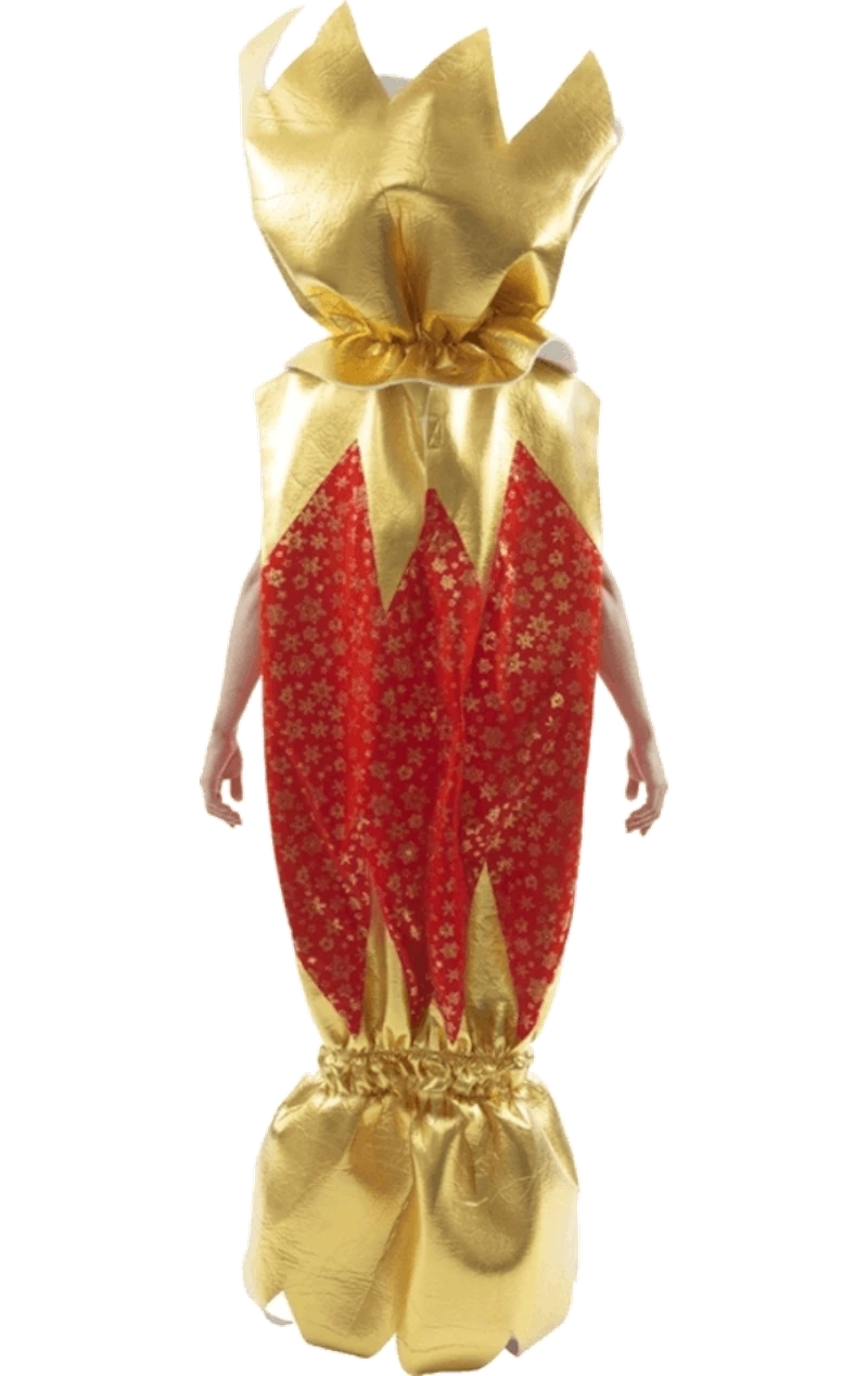 Adult Red Christmas Cracker Costume 3 Adult Red Christmas Cracker Costume - Image 3
