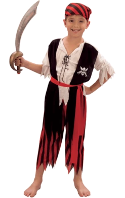 Kids Pirate Boy Costume