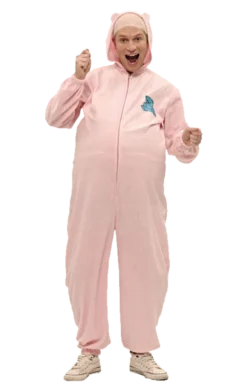 Adult Pink Babygrow Costume