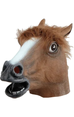 Brown Horse Facepiece Accessory