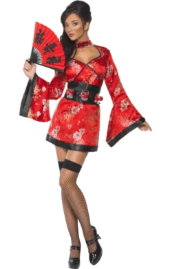 Smiffys Womens Vodka Geisha Costume