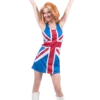 Womens Union Jack Spice Girl Costume