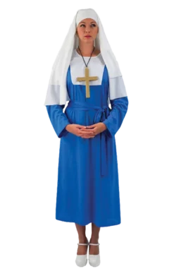 Adult Blue Nun Costume