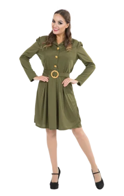 Womens World War 2 Military Dress