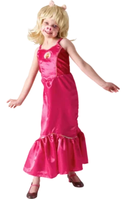 Kids Miss Piggy Muppets Costume
