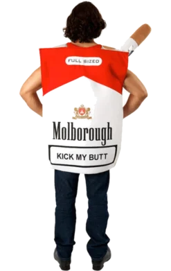 Adult Cigarette Packet Costume -Palmer Sales 00013371a02