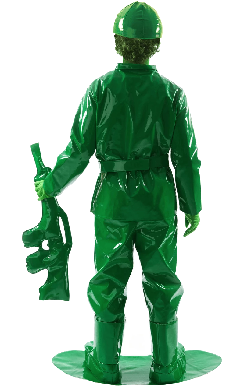 Adult Toy Green Army Man Costume 3 Adult Toy Green Army Man Costume - Image 3