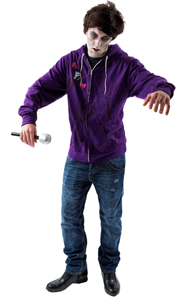 Mens Zombie Justin Bieber Costume 1 Mens Zombie Justin Bieber Costume