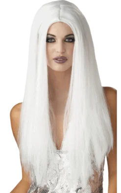 Palmer Long White Wig