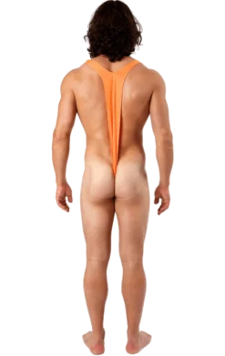 Adult Orange Borat Mankini 5 Adult Orange Borat Mankini -Palmer Sales 00014684a02