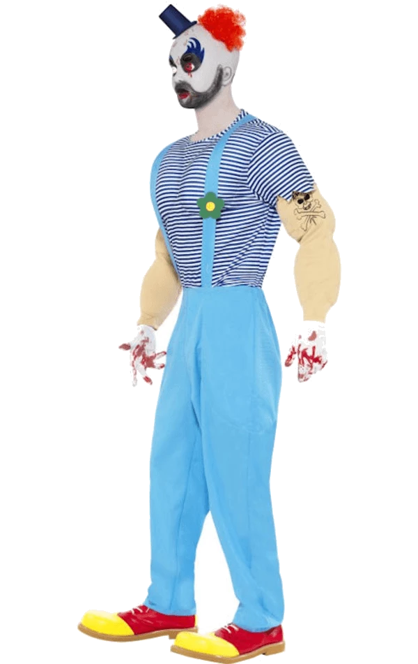 Smiffys Mens Bubbles The Evil Clown Costume 2 Smiffys Mens Bubbles The Evil Clown Costume - Image 2