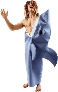 Adult Deluxe Shark Victim Costume