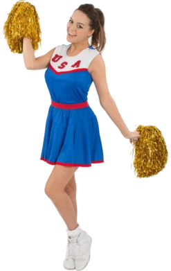 Adult USA Cheerleader Costume