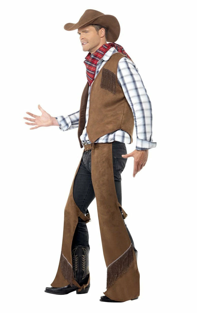 Smiffys Adult Cowboy Costume 2 Smiffys Adult Cowboy Costume - Image 2