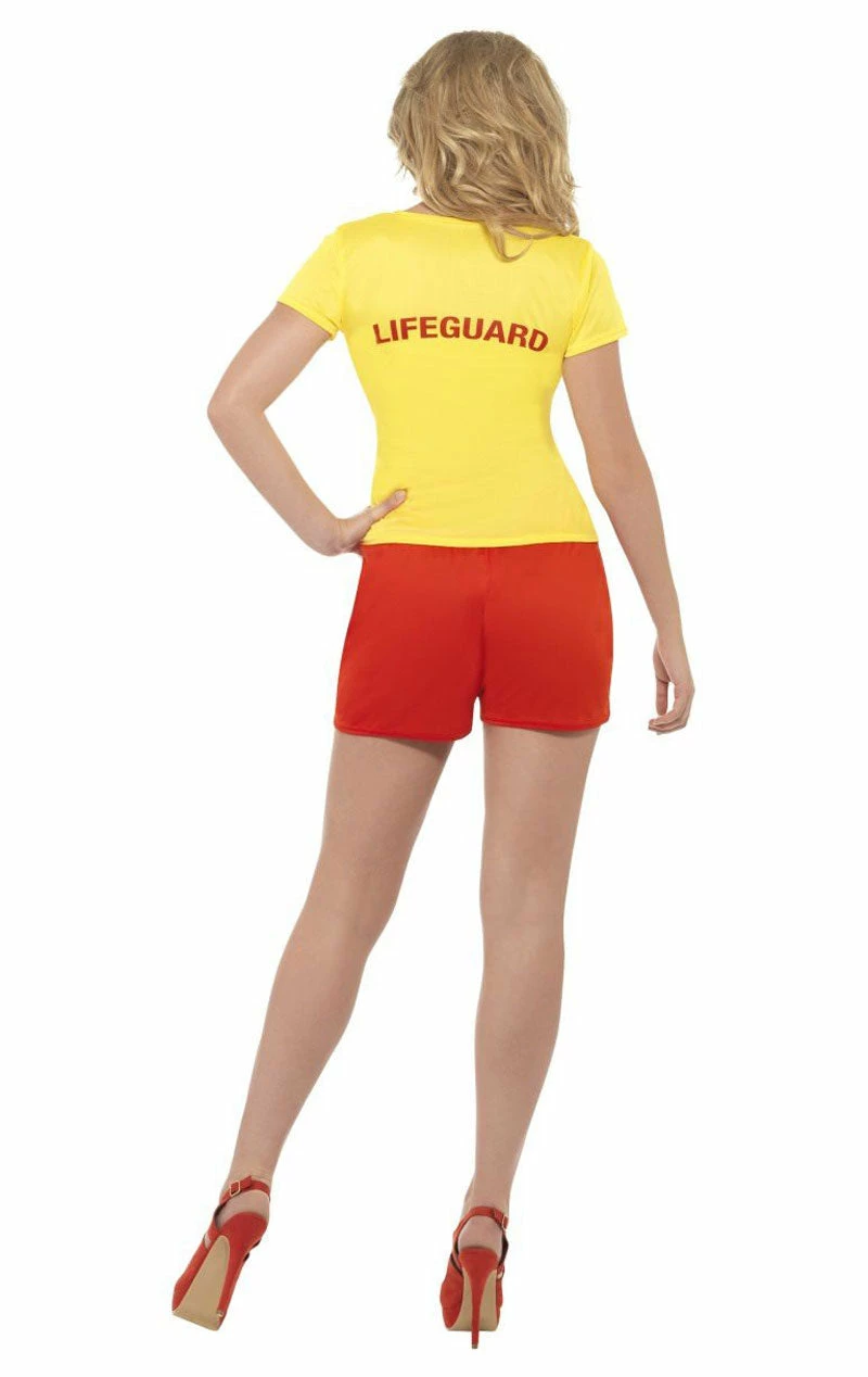 Smiffys Womens Baywatch Tee Costume 3 Smiffys Womens Baywatch Tee Costume - Image 3