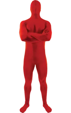 Adult Red Second Skin Suit
