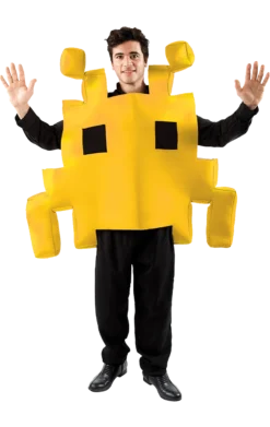 Yellow Space Invader Costume