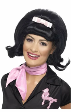 Smiffys 50s Sweetheart Black Wig