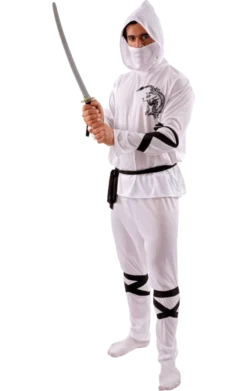 Adult White Ninja Costume