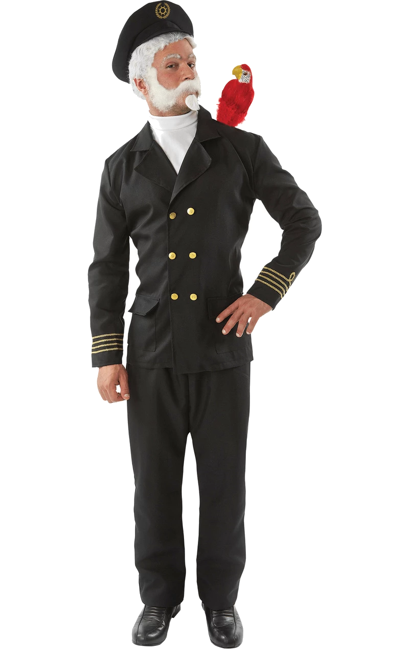 Adult Captain Birdseye Costume 1 Adult Captain Birdseye Costume