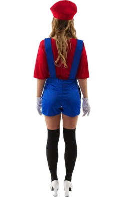 Women's Super Mario Costume 5 Women's Super Mario Costume -Palmer Sales 00017090a02
