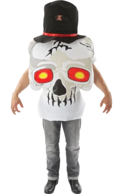 Inflatable Skull Halloween Costume